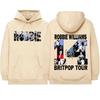 Robbie Williams Britprwp Tour Merch Mikiny Pánské Dámské Oblečení Móda Gotické Oversized Mikiny s Kapucí Pulovry Streetwear