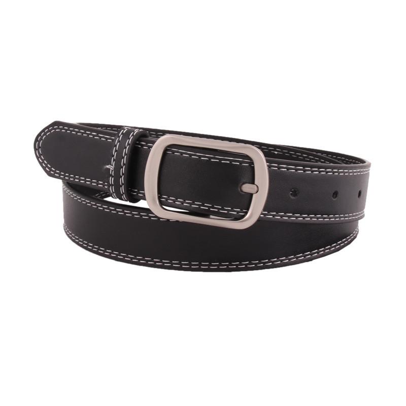 Retro Style Unisex Fashion Leather Belt With Metal Buckle Outdoor Casual Girdle