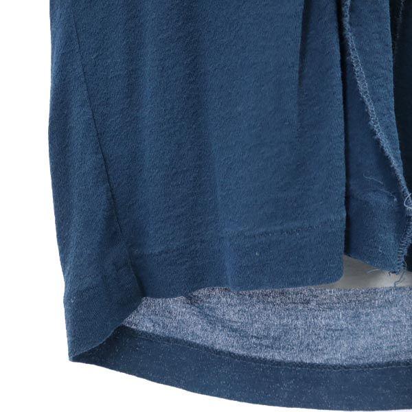 YOHJI YAMAMOTO+NOIR Long sleeve design Cut 3 Blue Women Used