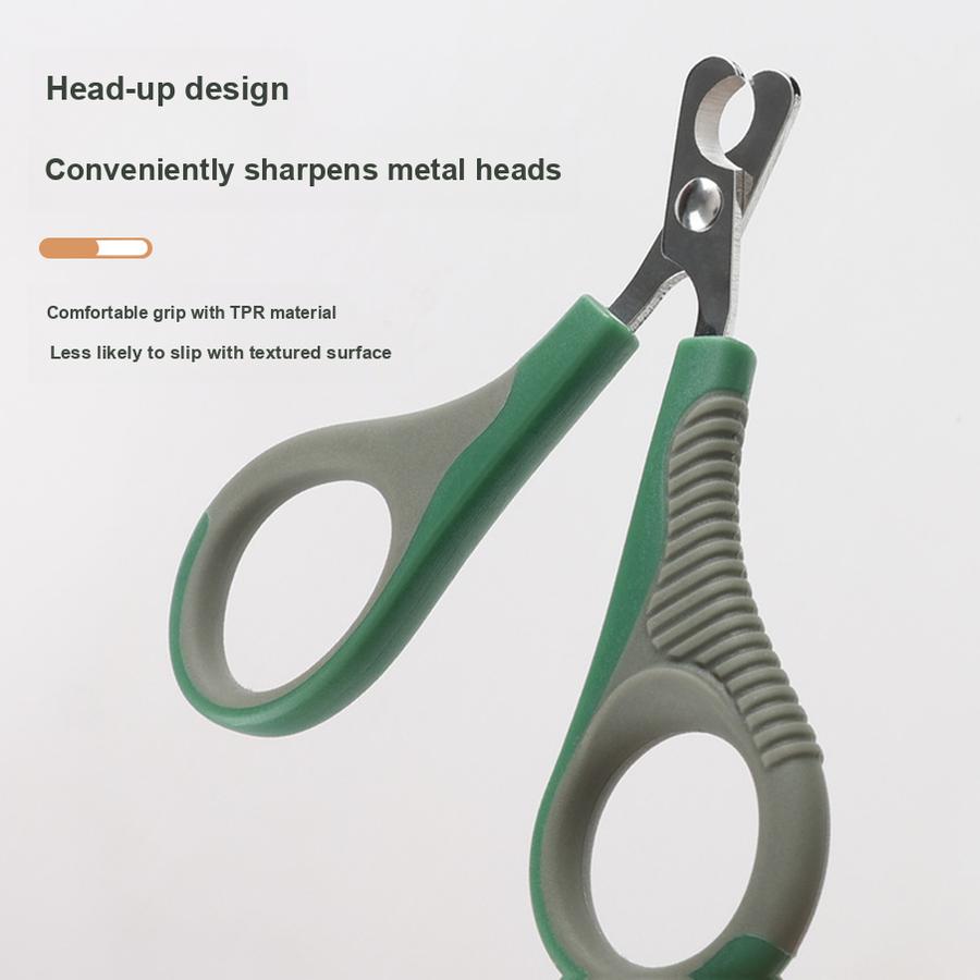 Pet Nail Clippers Cat Nail Scissors Curved Head Cat Nail Cutter Dog Nail Clippers Pet Grooming Scissors Pet Supplies