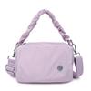 Nylon Boston Shoulder Bag With Zipper Closure For Daily Use