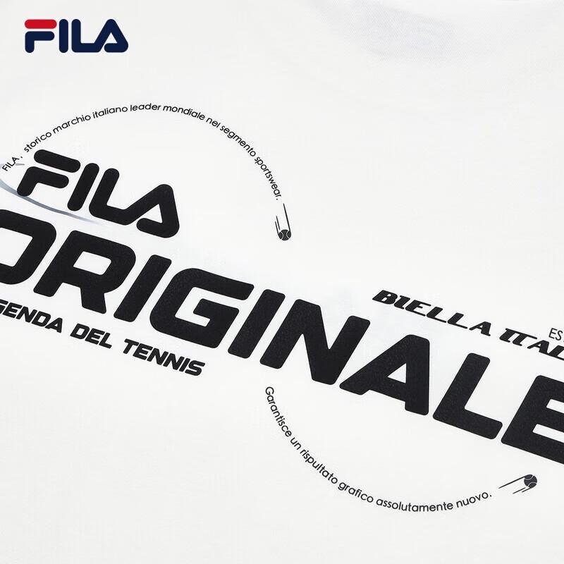 Fila Men's Pure Cotton Knitted Short-Sleeve T-Shirt