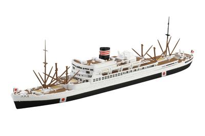 Aoshima Bunka Kyozai (AOSHIMA) 1/700 Waterline No. 506 Nippon Yusen Nitta Maru Plastic Model