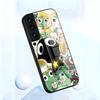 Keroro G-Gunsou Frog Phone Case For Samsung A56 A36 A26 A16 A15 A25 A35 A55 A14 A34 A24 A54 Glass Case