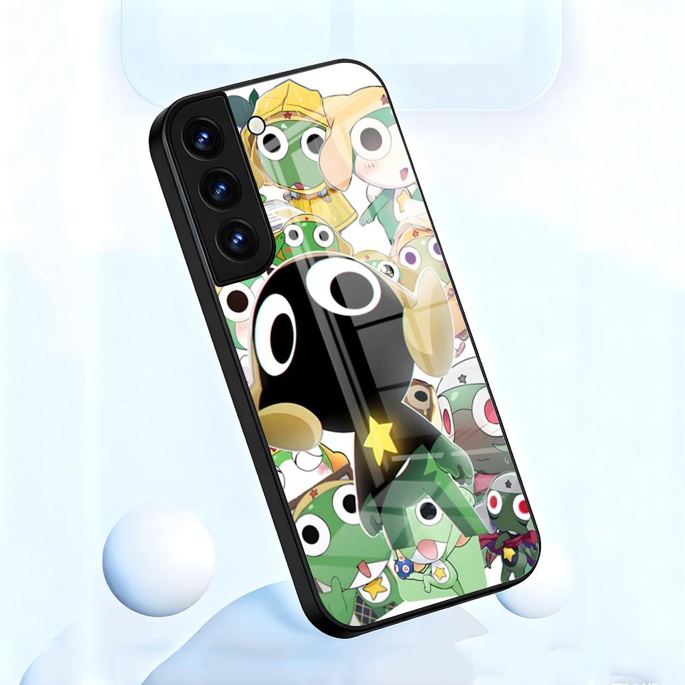 Keroro G-Gunsou Frog Phone Case For Samsung A56 A36 A26 A16 A15 A25 A35 A55 A14 A34 A24 A54 Glass Case