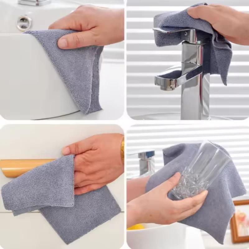 Reusable Microfiber Cleaning Cloths Rolls Household Kitchen Cloth Towel Roll Rag Multi-functional Washable Car Cleaning Cloth