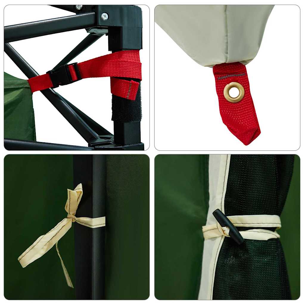 Inner Tent with Roof and Storage Green 290 x 288 x 234 cm Taffeta
