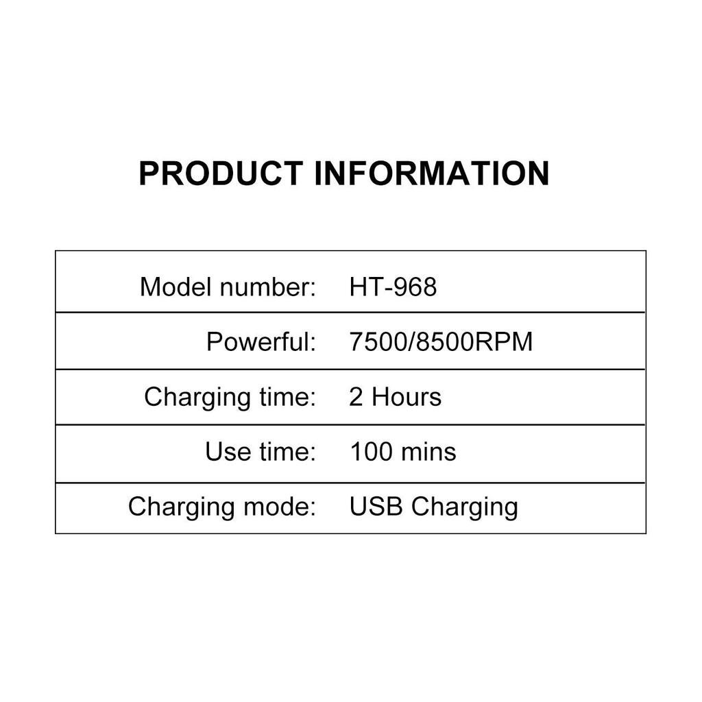 SOUIMPIA 3D Flexible Blade Shaver 7500/8500RPM Dual-Speed Motor with USB Charging