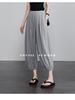 Comfortable Summer Slim Leg Tied Pants for Women