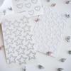 3D Star Heart Shaped Pearls  Stickers Kids Diy Self Adhesive Jewel Crafts Sparkly  Stationery Stickers Girls