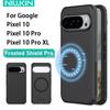 Für Google Pixel 10 Pro XL Handyhülle Nillkin Super Frosted Shield Pro Magnetische Hart PC+TPU Schale Stoßfeste Rückabdeckung