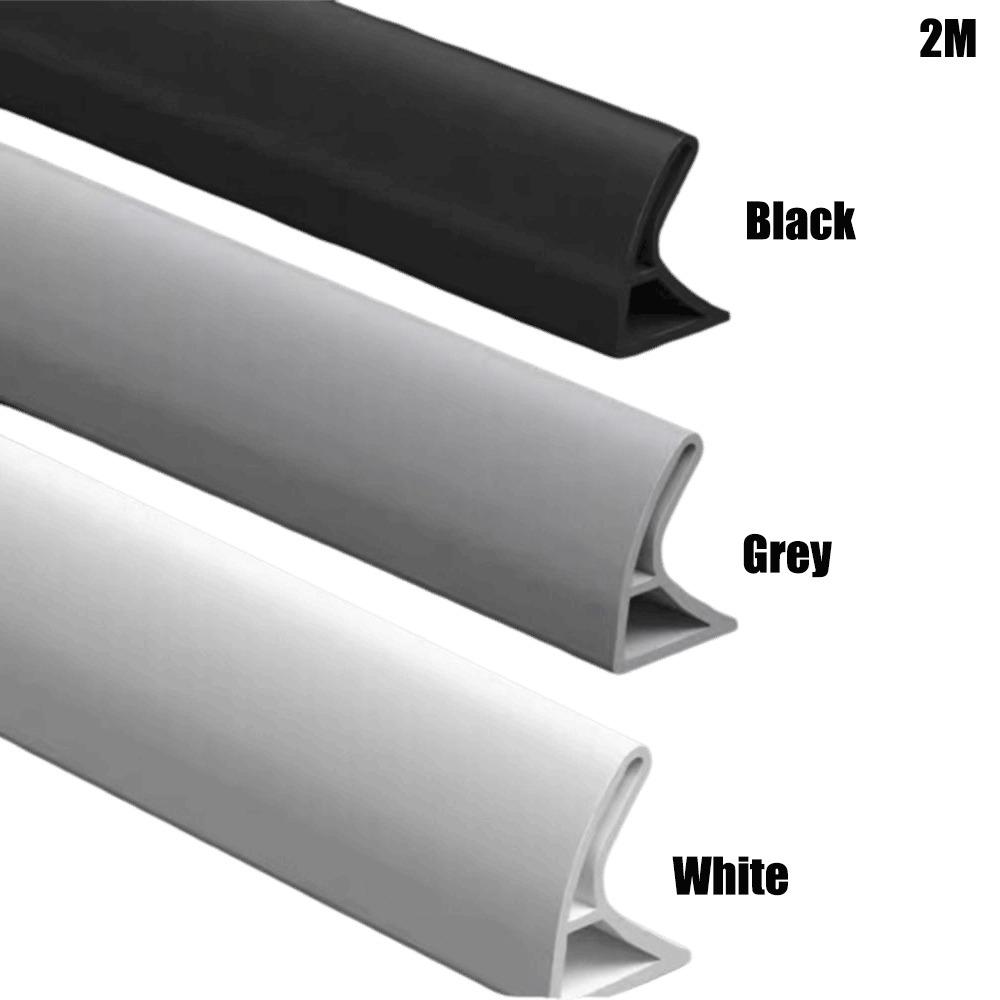 Self Adhesive Collapsible Shower Water Dam 2M Shower Water Barrier  Laundry Room