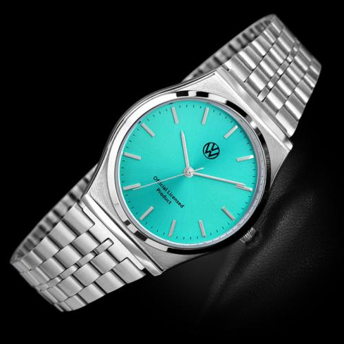 

[Часы Volkswagen] Часы Volkswagen Простые Круглые Ретро Мятные One Size