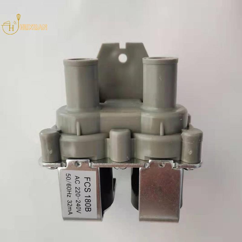 Universal Double-head Water Inlet Valve, Automatic Washing Machine Double Coarse Mouth Solenoid Valve