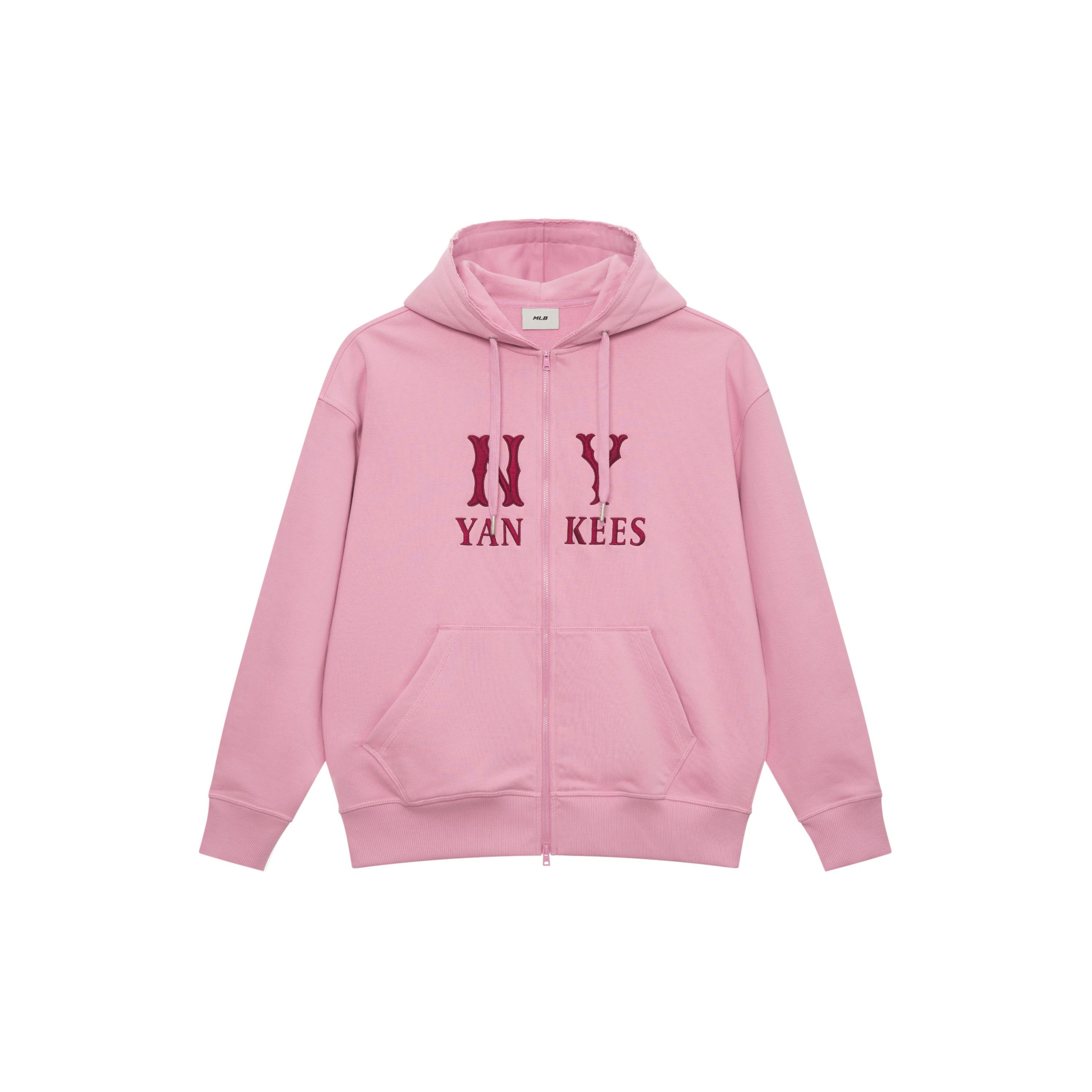 

New MLB New York Yankees Basic Collection SS25 Sweatshirt Unisex Pink 3ATRB0551-50PKP XXL