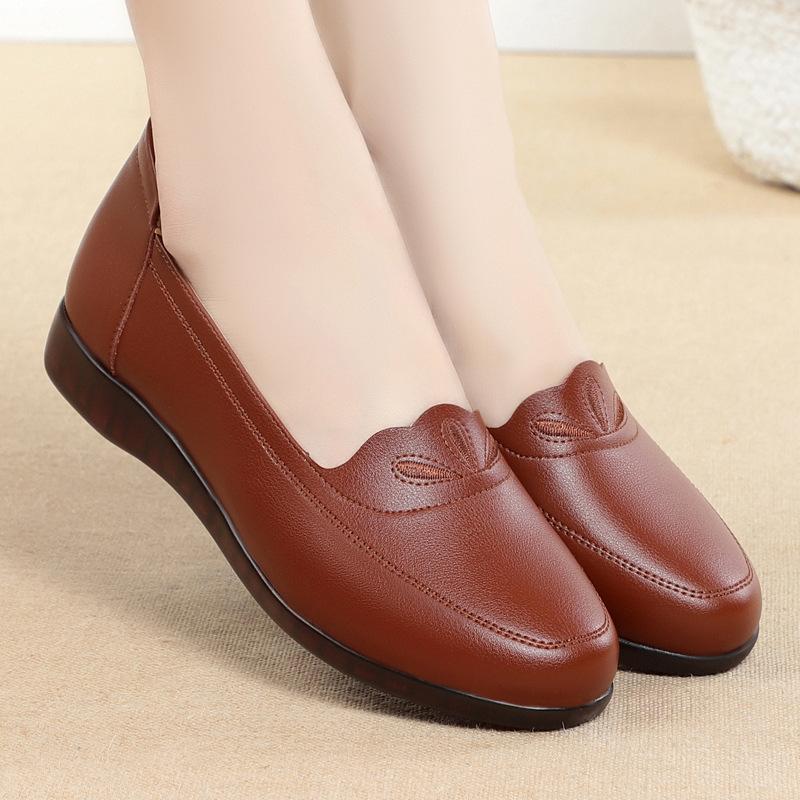 Spring and Autumn Women's Shoes: Round Toe, Cute, Stylish, Comfortable, Soft Sole, Slip-on, Flat, Low Heel, Casual Shoes