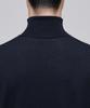 MUSINSA STANDARD Merino Wool Blend High-Gauge Turtleneck Knit [Navy]