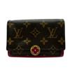 M64587 Compact Wallet Monogram Monogram Portefeuille Flore Compact Bifold Wallet Brown Monogram Used