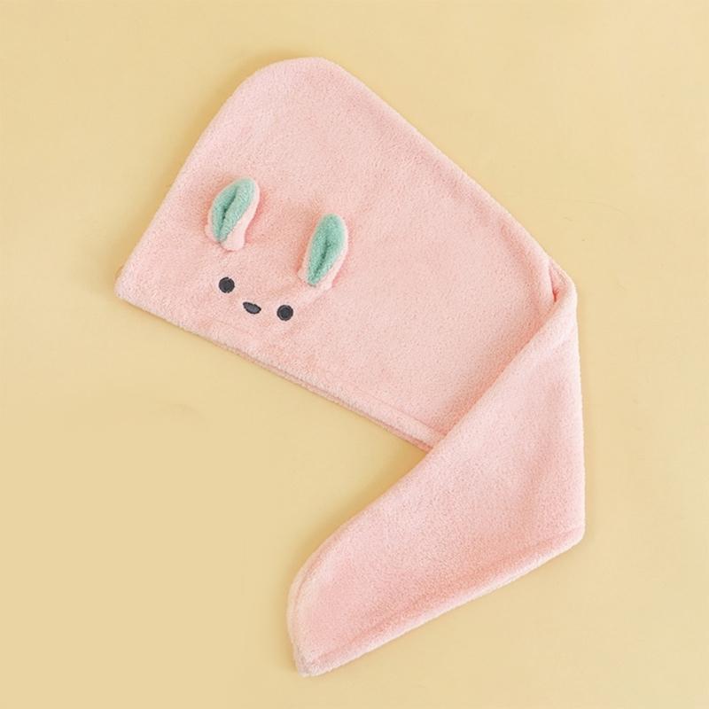 1PC Microfibre Hair Towels, Hair Towel, Turban Towel with Button, Hair Turban Kids Super Absorbent Towels for Women