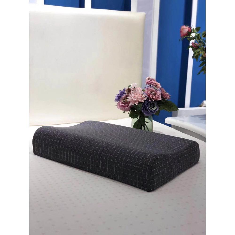 

Подушка для шеи, однотонная, высокая и низкая, мягкая, для взрослых, подушка из хлопка с эффектом памяти 60*40*10/12cm