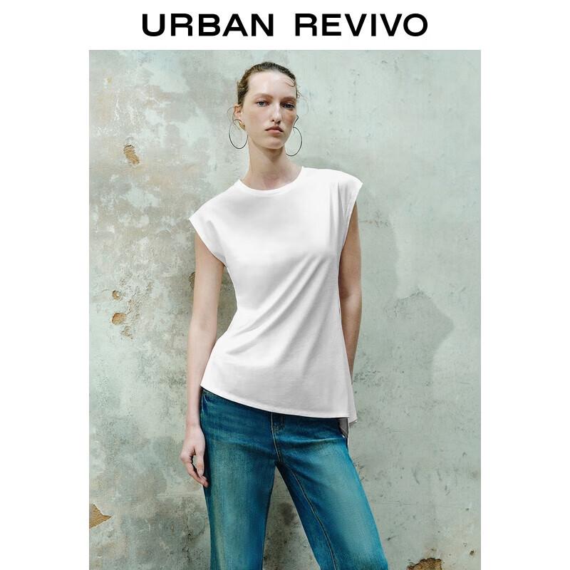 UR 2025 Women s Irregular Hem Cotton T-Shirt S