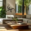 1pc Modern Iron Lizard Wall Art, Black White Reptile Decor, Durable Metal Outdoor Garden Ornament, Easy Hang for Home Patio Office