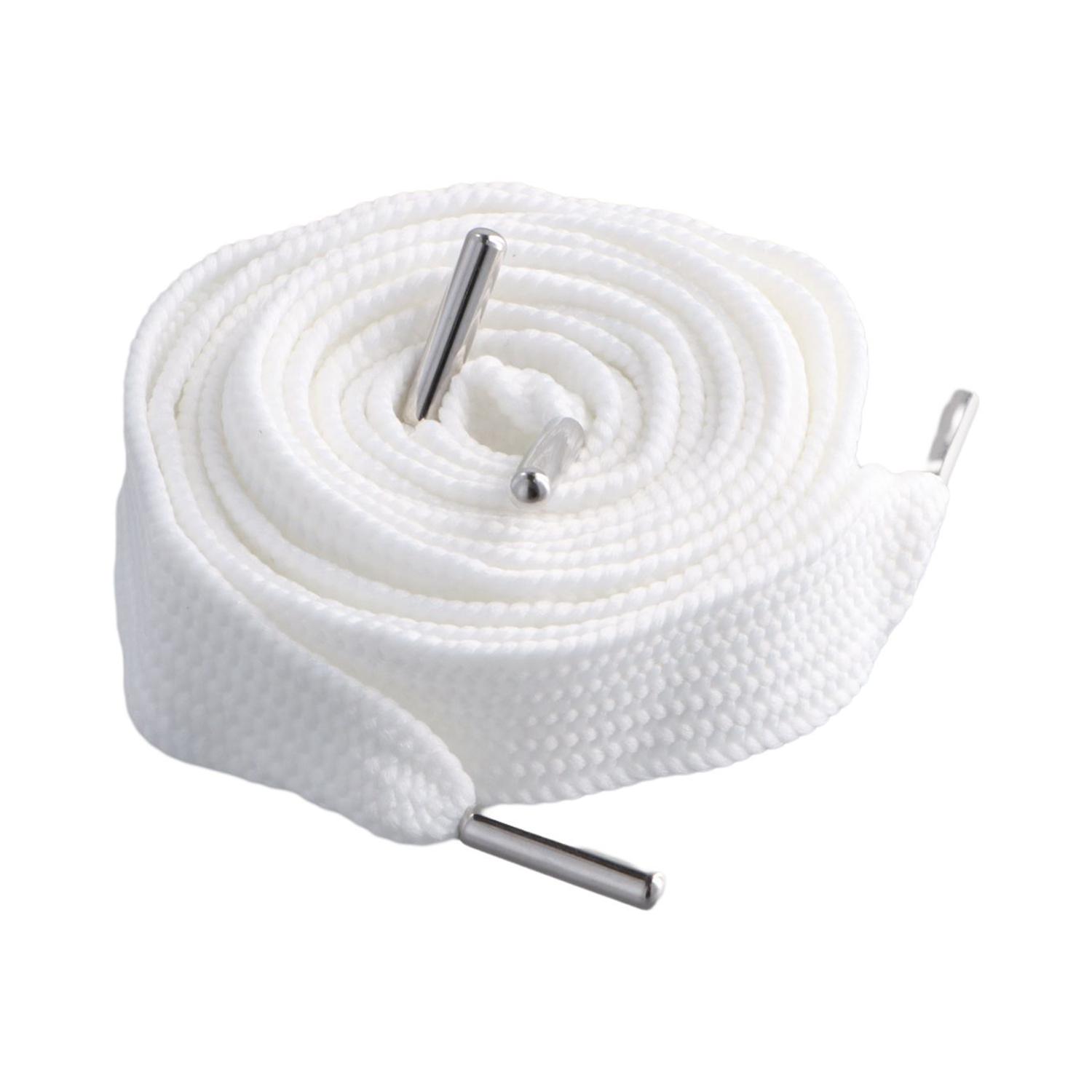 

2.2 см Широкие Двухслойные Плоские Шнурки Спортивная Веревка Неэластичные Черно-Белые Повседневные Женские Шнурки для Кроссовок Аксессуары 100cm