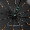 24-Bone Automatic Folding Umbrella: High-End, Sun & Rain Dual-Use, UV Protection for Men & Women