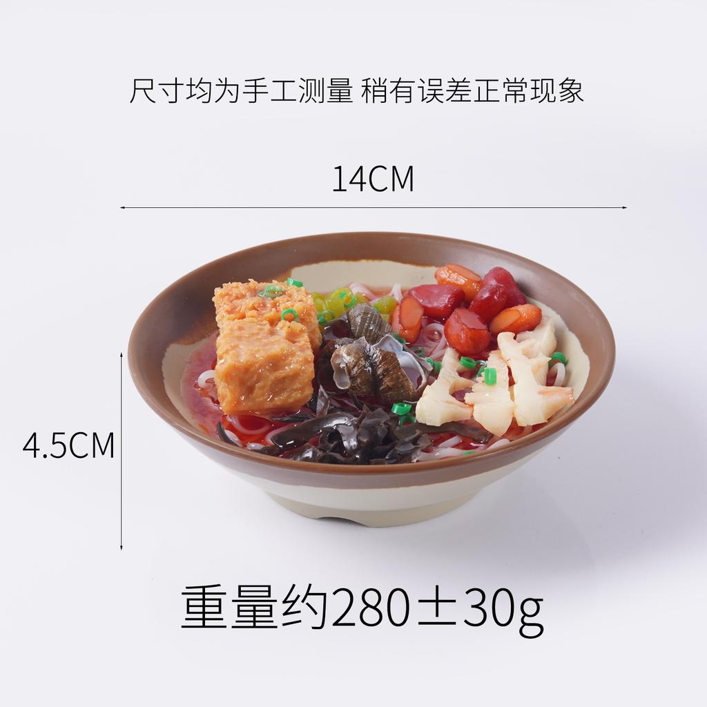 Simulation Big Bowl Noodles Model 1:1 Artificial Luosifen Fake Noodles Chinese Style Yummy Dishes Display Samples Ornaments Prop