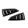 For Ford Mustang 2024-2025 Rear Window Louver Shutter Cover Side Vent Trim Windshield Scoop Cover Exterior ABS Car Accessories