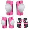 Kids Adults Knee and Elbow Pads with Wrist Guards Protective Gear Set Skateboard Protective Gear 6pcs Set