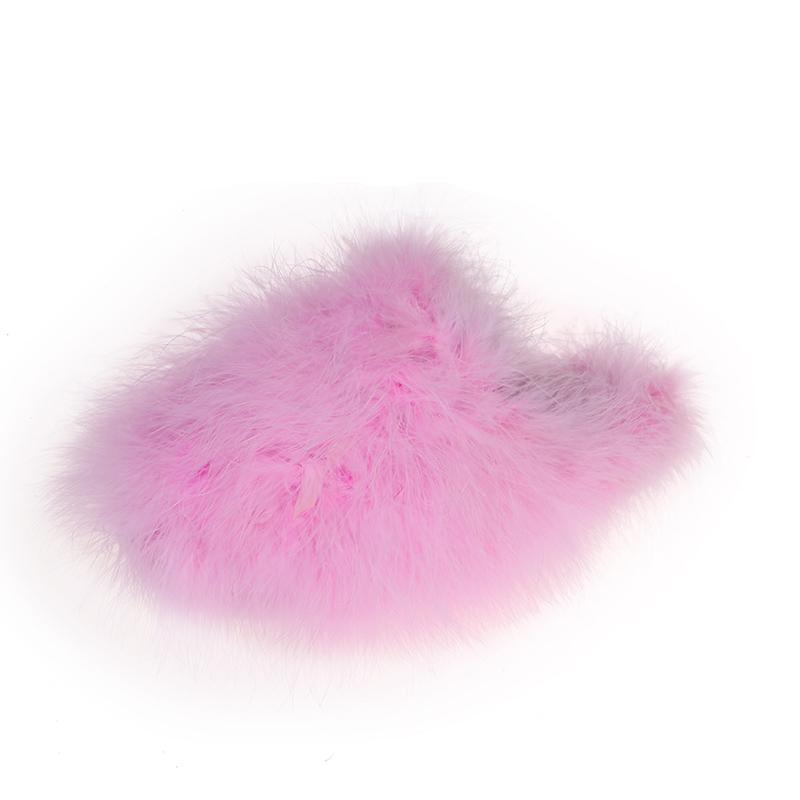 Fashion Women Luxury Fur Slippers 2025 New Lightweight Flat Half Slippers Outdoor Baotou Shoes Women Fashion Round Toe Fur Slides Woman