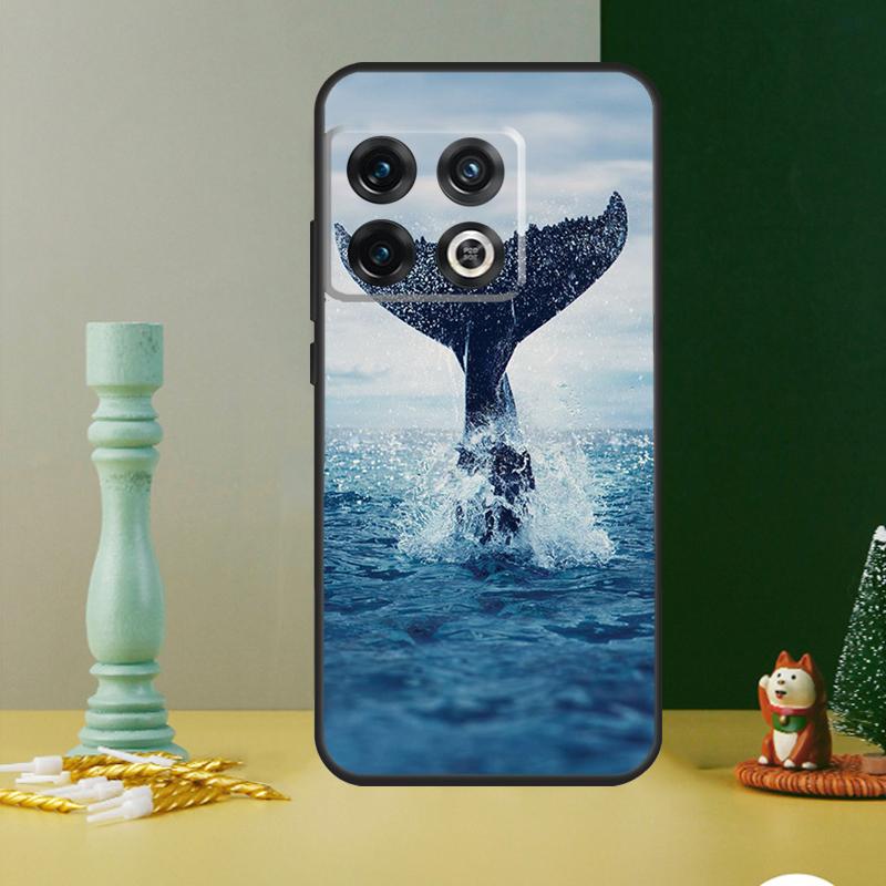 Beautiful Blue Whale Painting Case For OnePlus Nord CE 4 2 3 Lite N20 N30 9 10 Pro 8T 9RT 10T 10R 12R 13R 11 12 13 Cover