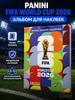 Box with Panini stickers for the FIFA 2026 World Cup