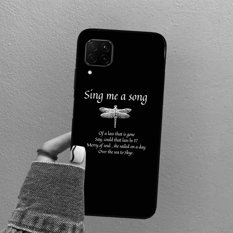 Outlander Sassenach Dragonfly For Huawei Nova Y70 Y90 Y60 Y73 Y72 Y61 Y91 12s 12i 11i 8i 9 10 SE P40 Lite P60 P30 Pro Case
