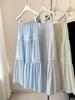 Women's 2026 High-Waisted A-line Midi Skirt - Slimming Layered Design