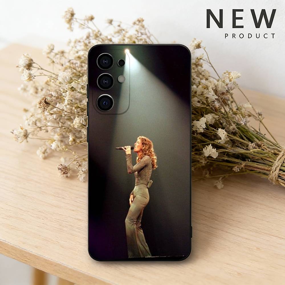Celine Dion  phone Case For Samsung S26,25,24,21,22,23,30,20,Ultra,Plus,Fe,Lite Black Soft Cover Samsung S24fe