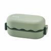 3 Grids Divides Food Container Reusable Food Storage Crisper BPA-Free Snack Food Box  Travel