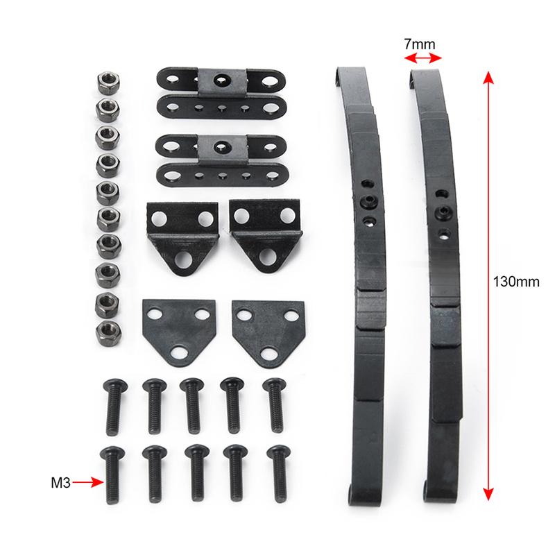 RC Car Leaf Spring Suspension Bar Steel Bar for 1:10 RC Rock Crawler D90 Axial SCX10 F350