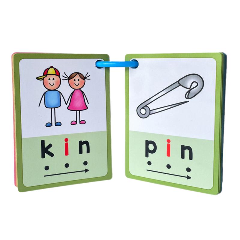 Kids Cvc Words Learning Cards Esl Teaching Materials For Toddlers Sight Words Teaching Aids Vocabulary Educational Montessori
