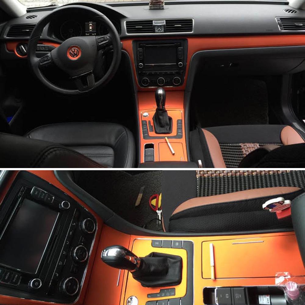 11-15 Passat Center Console Gear Carbon Fiber Wrap for Interior Modification