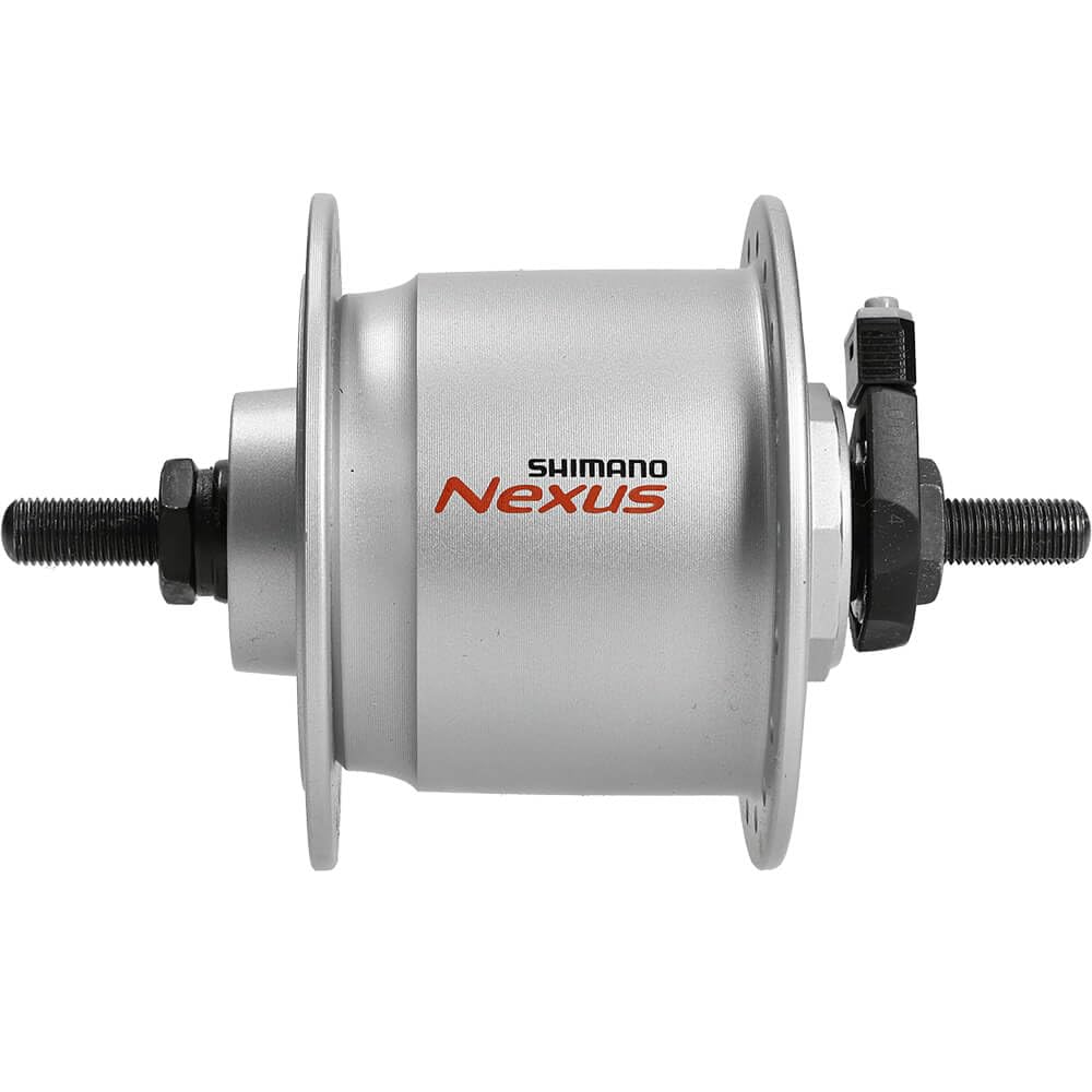 

SHIMANO Hub Dynamo DH-C3000 Silver 36H Nut Type E2 6V-3.0W OLD:100mm EDHC30003NNASG