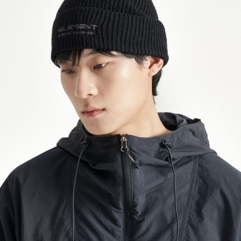 HELEMENT Basic G1 Wool Beanie (BLACK)