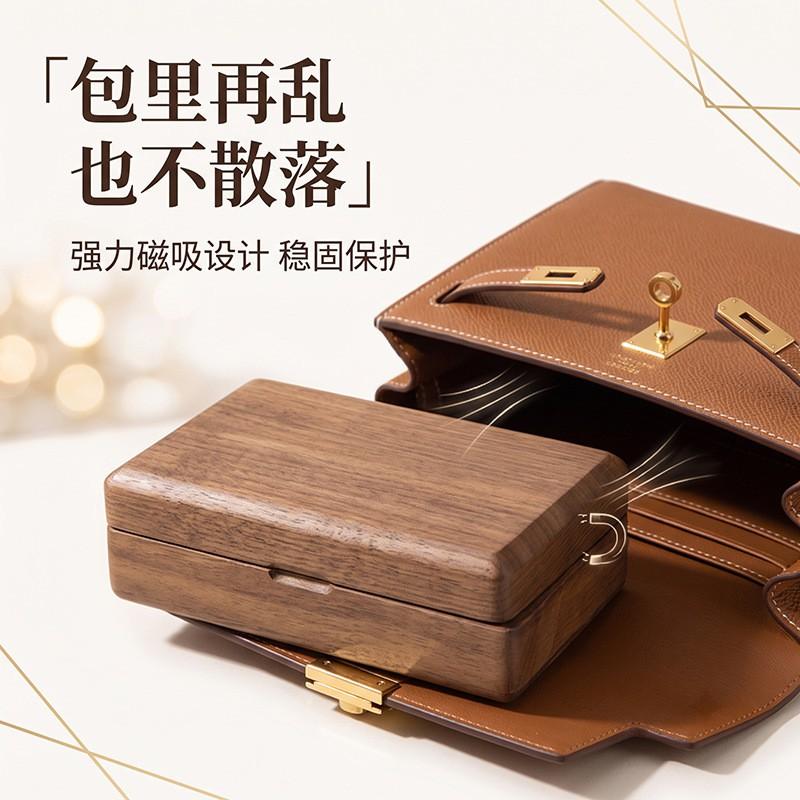 Premium Solid Wood Jewelry Box 2026 Anti-Oxidation Large Capacity Organizer Earrings Necklaces
