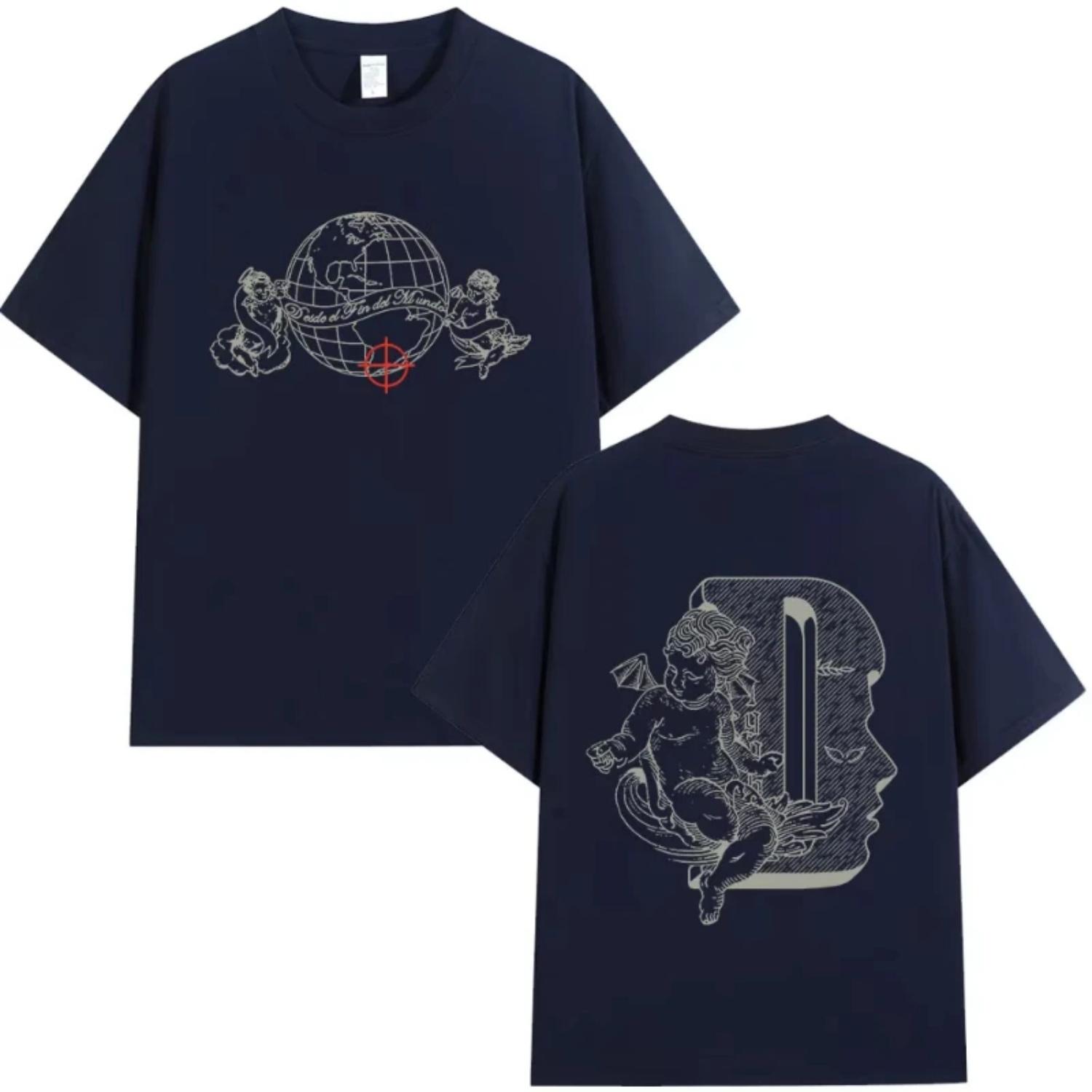 

Rapper Duki Tour Merch T-shirt Men s Women Clothing Cotton Oversized T-shirts Hip Hop Vintage Short Sleeve T Shirts Streetwear S чёрный