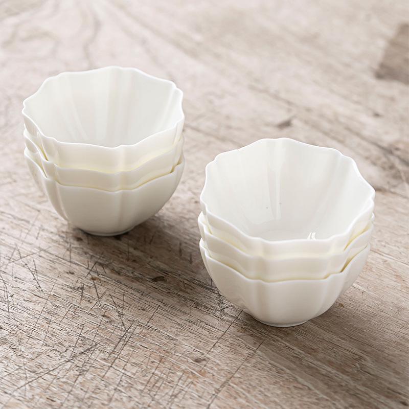 Jade White Porcelain Kung Fu Tea Cup - Master Ceramic Tea Tasting Cup