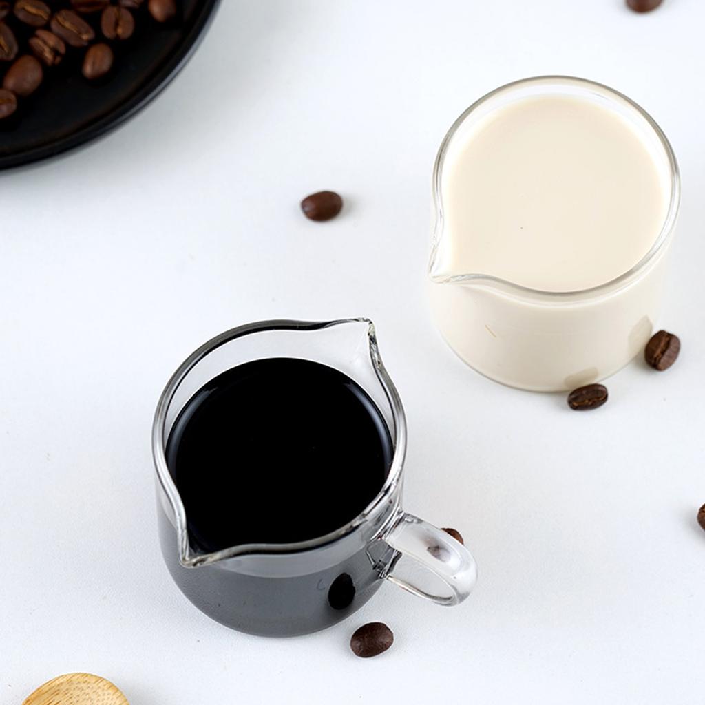 100ml Espresso Cups Glass Mini Measuring Glass 3.4oz/100ml Kitchen Accessories Spouts Glass Cup Glass Measuring Cup Spouts