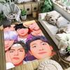 Unity Diversity: Harmonious Gathering carpet Suitable for all seasons Living room and bedroom mats Christmas gifts Doormat Fashion