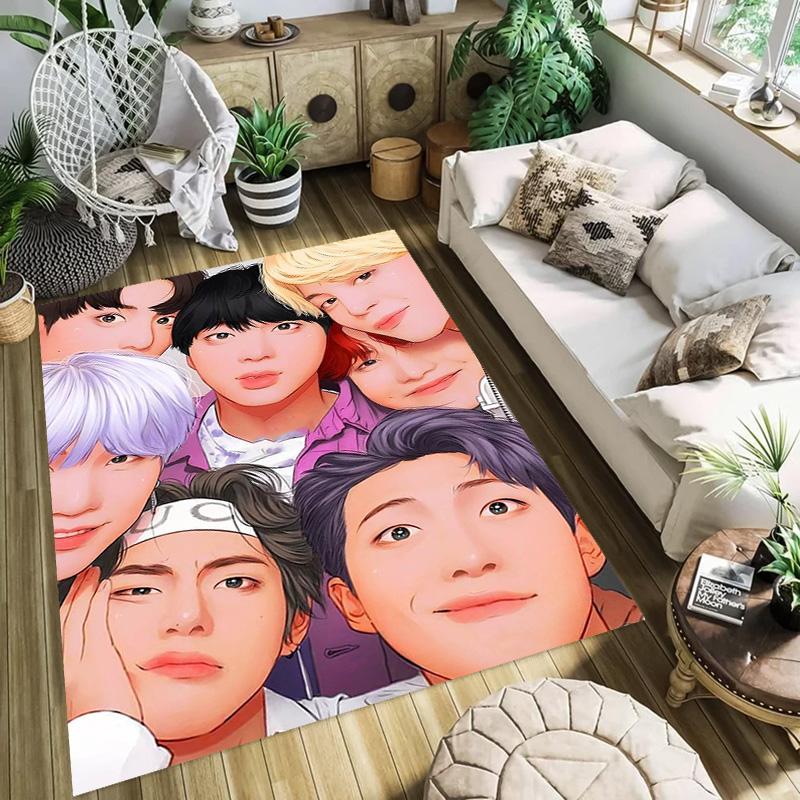 Unity Diversity: Harmonious Gathering carpet Suitable for all seasons Living room and bedroom mats Christmas gifts Doormat Fashion