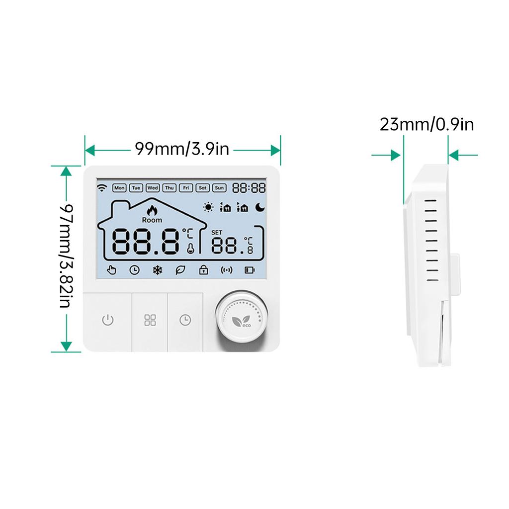 WiFi Termostat TY Termostat Oppvarming Programmerbar Termostat Smart WiFi Elektrisk Oppvarming